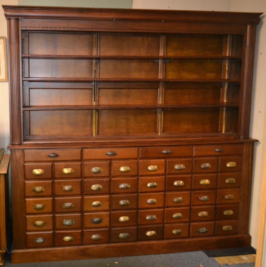 Morris Drug Co. York, PA 44 Drawer Apothecary (1 of 2)