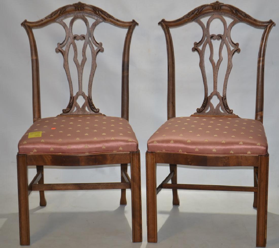 Pair of Chippendale Style Chairs (1 of 1)