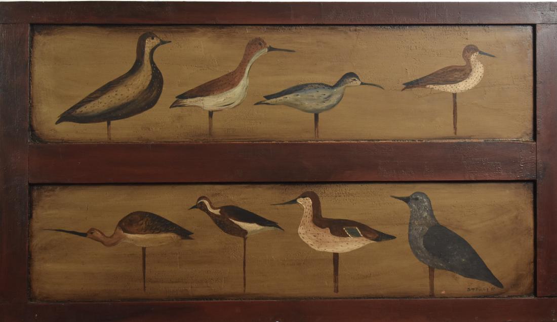Folk Art Shore Bird Painting (1 of 2)