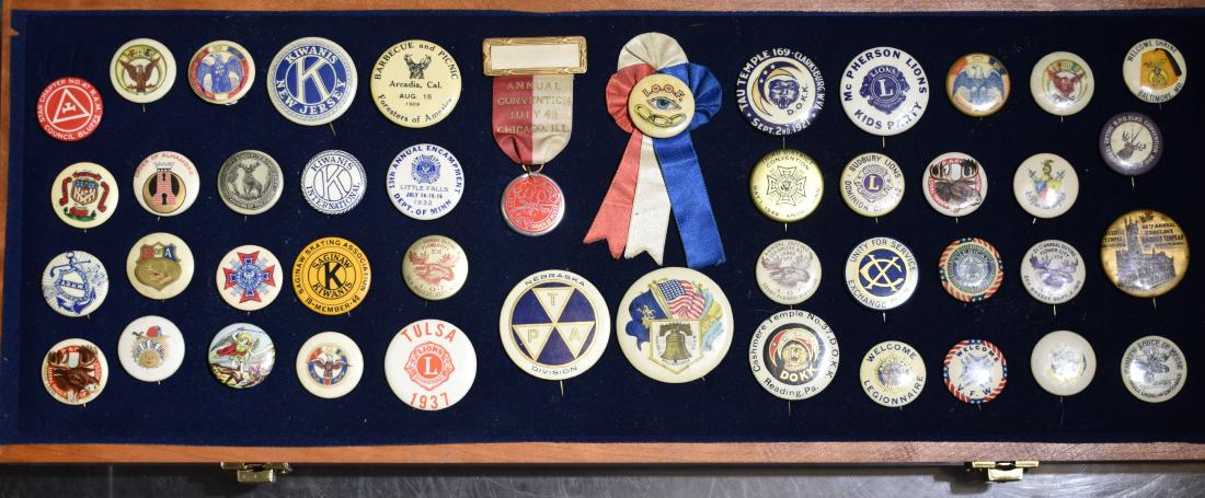 Vintage Lodge and Organization Pin Backs (1 of 1)