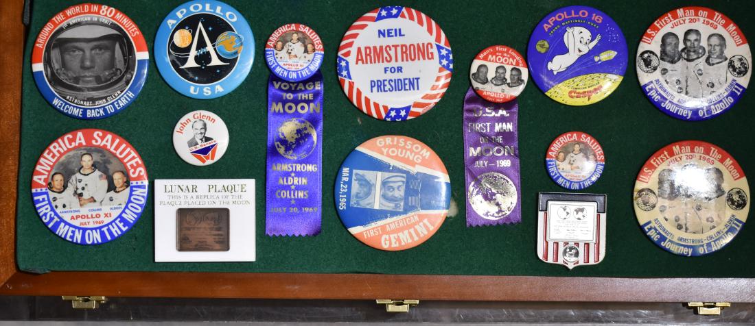 Collection of Apollo Moon Landing Pin Backs (1 of 1)