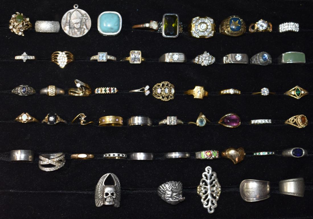 Collection of Lady's and Men's Rings (1 of 1)