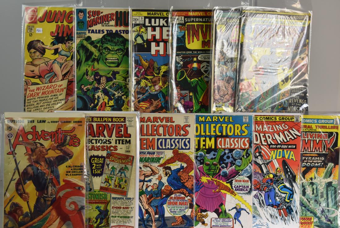 Twelve Vintage Super Hero Comics (1 of 1)