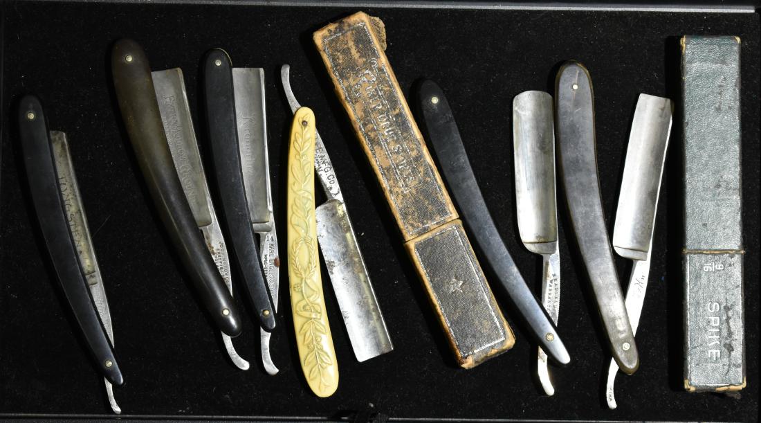 Grouping of Straight Razors (1 of 1)