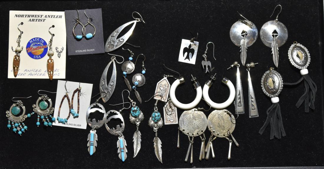 Native Sterling and Other Earrings (1 of 1)