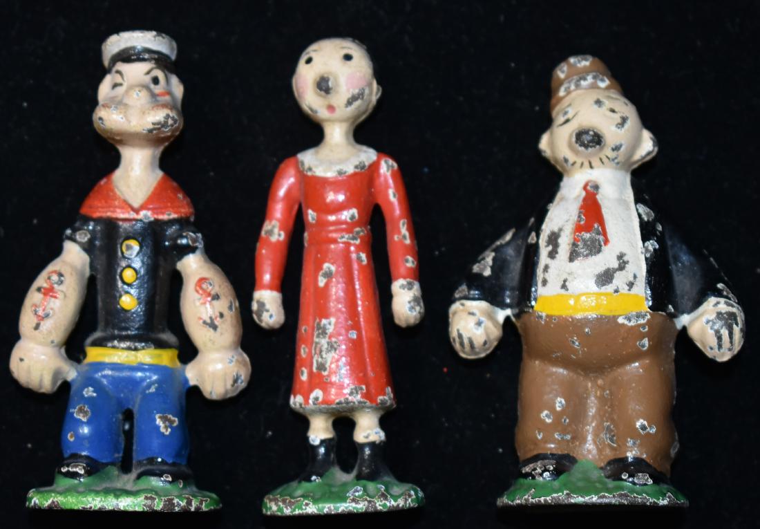 Metal Popeye Figures Dated 1929 (1 of 1)