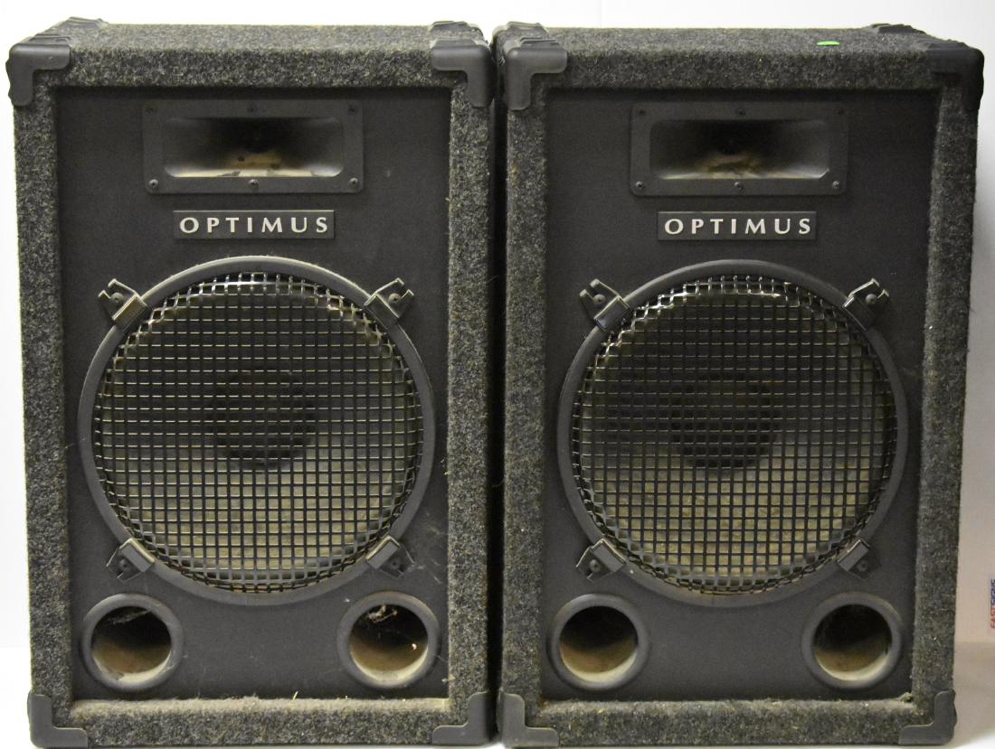 optimus outdoor speakers
