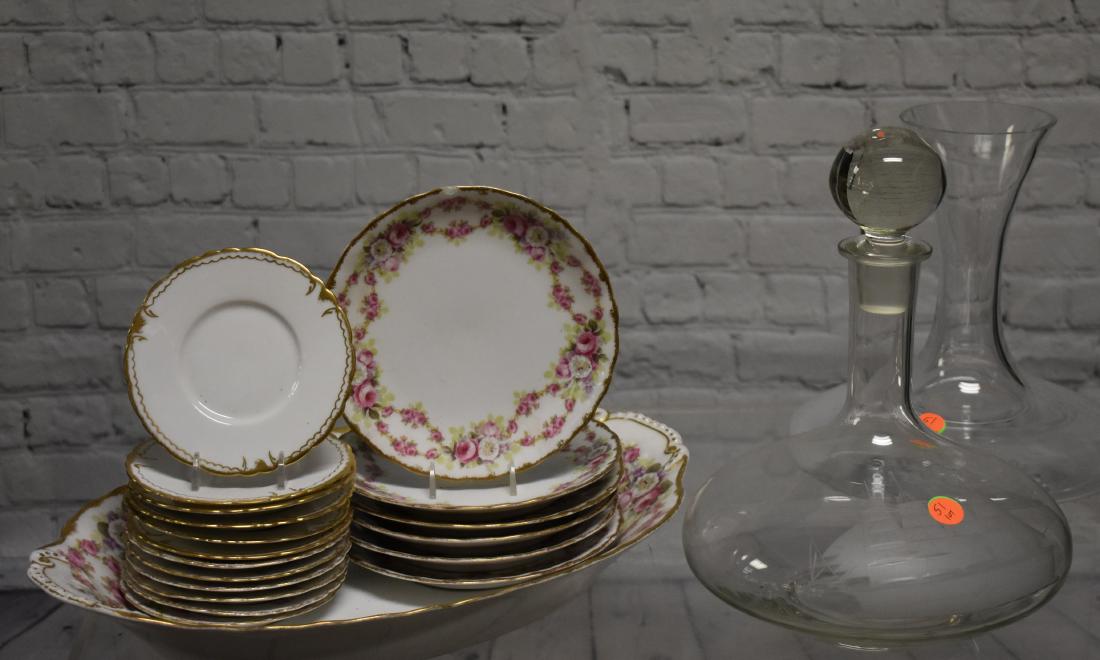 Group of Limoges and Decanters (1 of 5)