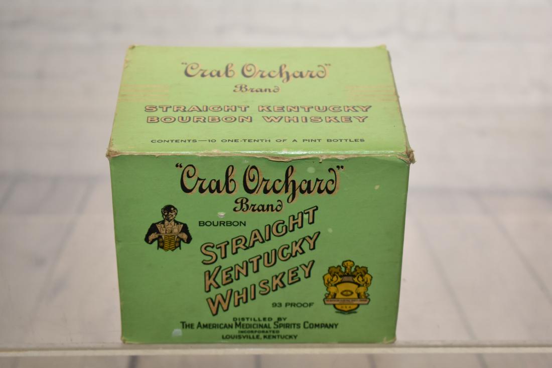 1934 "Crab Orchard" Mini Whiskey Bottles in Box (1 of 7)