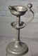 Rare Pewter Oil Lamp - 3