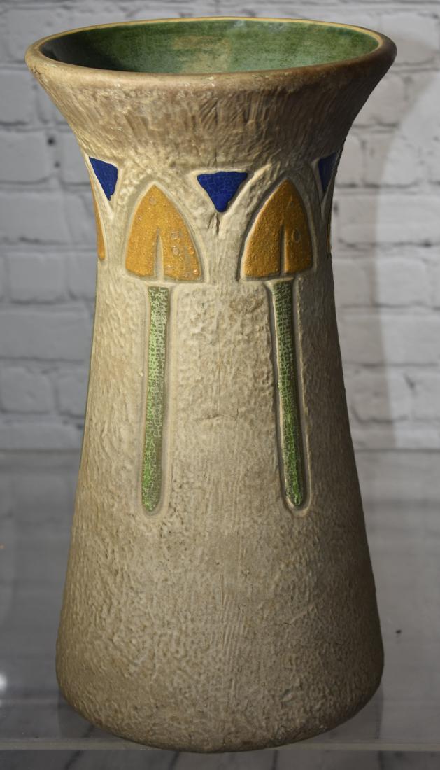 15"h Roseville "Mostique" Vase c1916 (1 of 2)