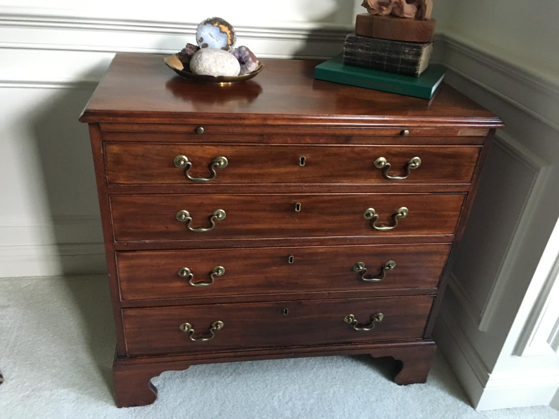 18th Century English Bachelor's Chest (1 of 3)
