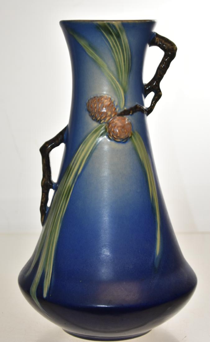 Blue Roseville Pinecone Vase 71212