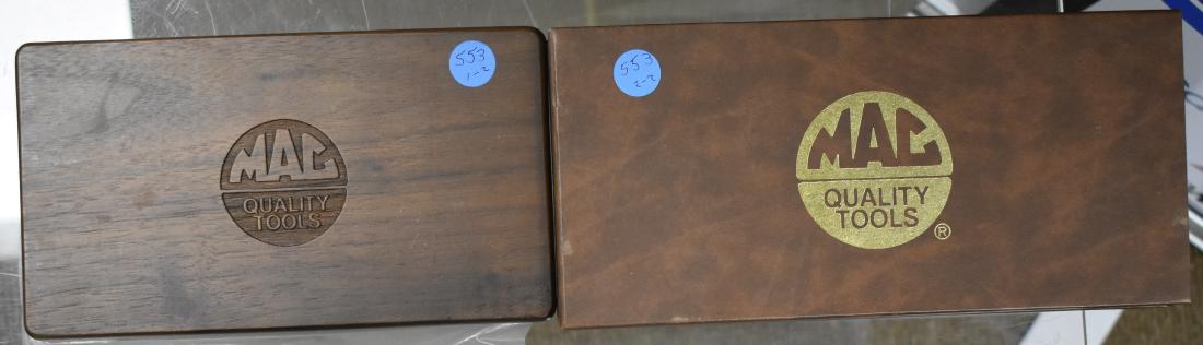 24K Gold Plated MAC Tool Collection: Includes a 24K gold plated 3/8" ratchet which is a 1985 limited edition in original case and a 1986 24K gold plated wrench set in original box.