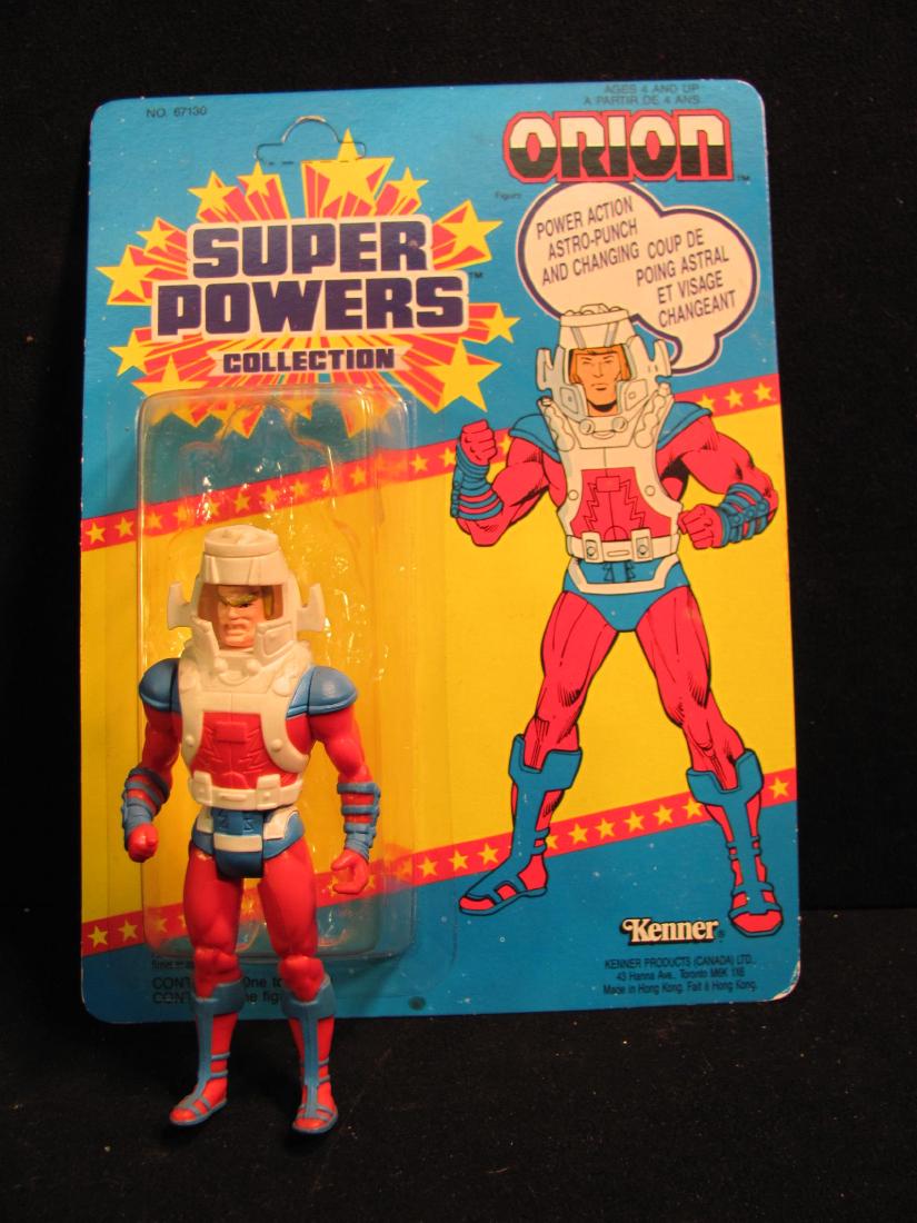 Super Power Figure-Orion: Super Powers DC Action Figure - Orion with original packaging/opened. Approx. 4" poseable by Kenner Parker Toys c1985