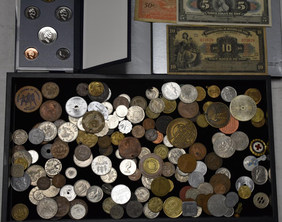 Foreign Coin & Currency Collection (1 of 4)