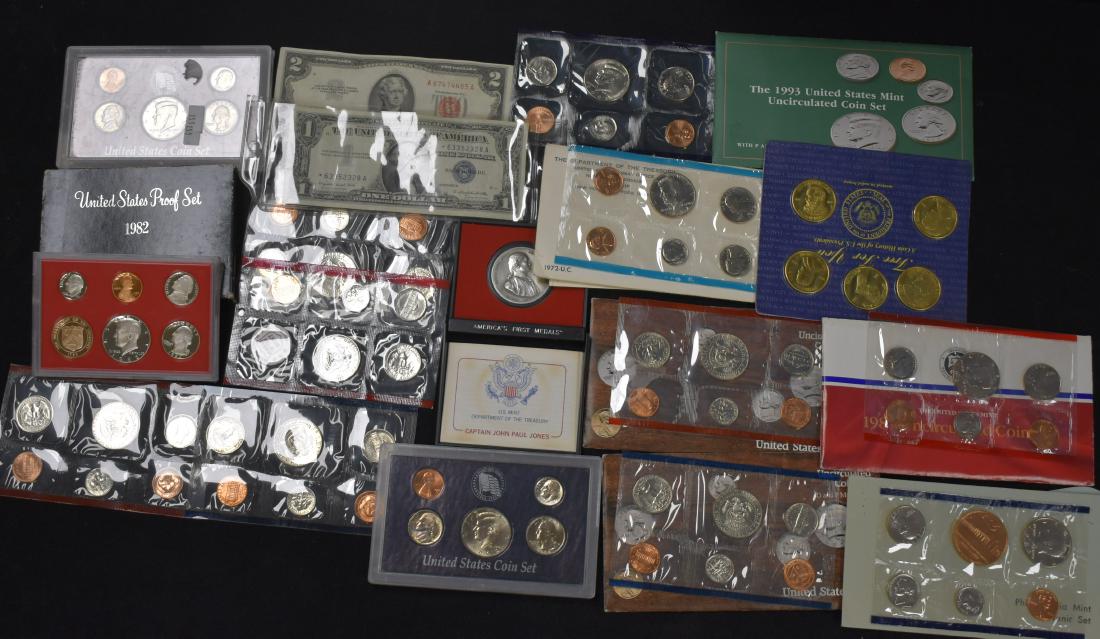 Grouping of Proof Coin Sets (1 of 1)