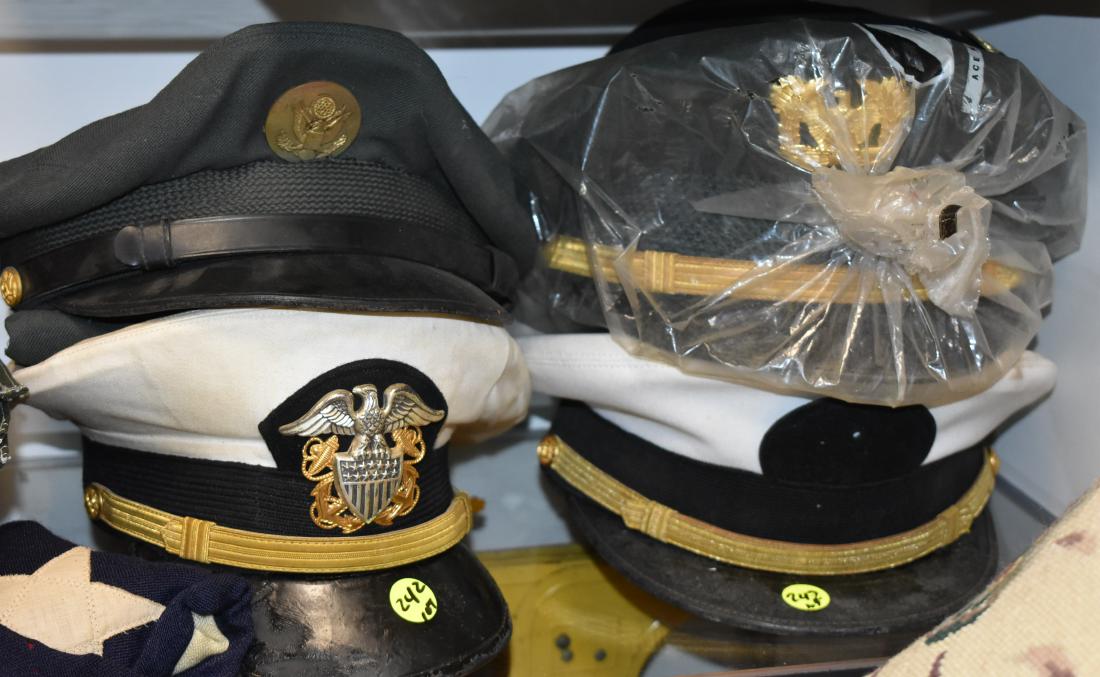 Six Military Hats (1 of 1)