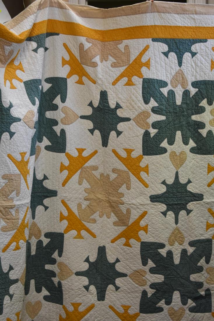 Large Vintage Patchwork Quilt (1 of 6)