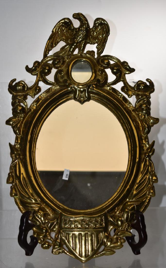 Solid Brass Wall Mirror (1 of 2)