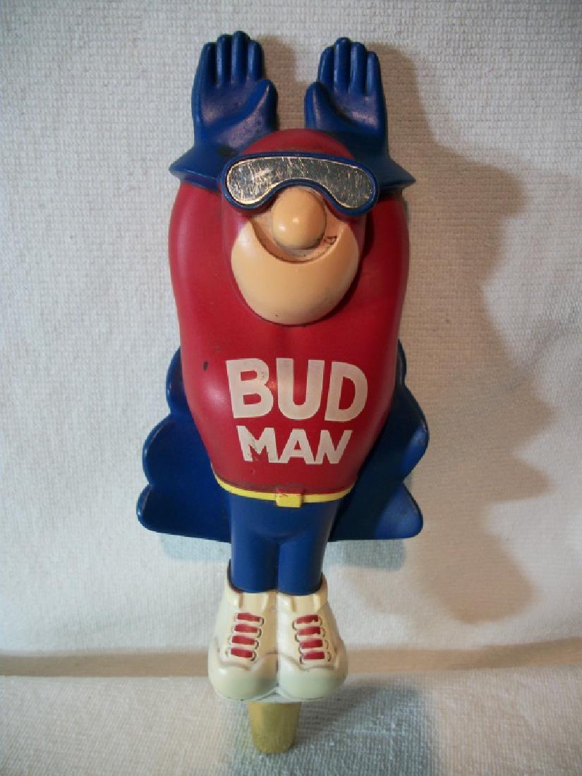 Budweiser Tap Handle: Budweiser BUD MAN Handle