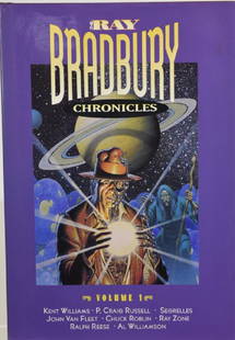 The Ray Bradbury Chronicles w/ Multiple Signatures: Special Edition 841/1200 Copyright 1992 and includes Ray Bradbury, Al Williamson, Ralph Reese, Ray Sone, Chuck Roblin, John Van Fleet, P. Craig Russell, and Kent Williams.