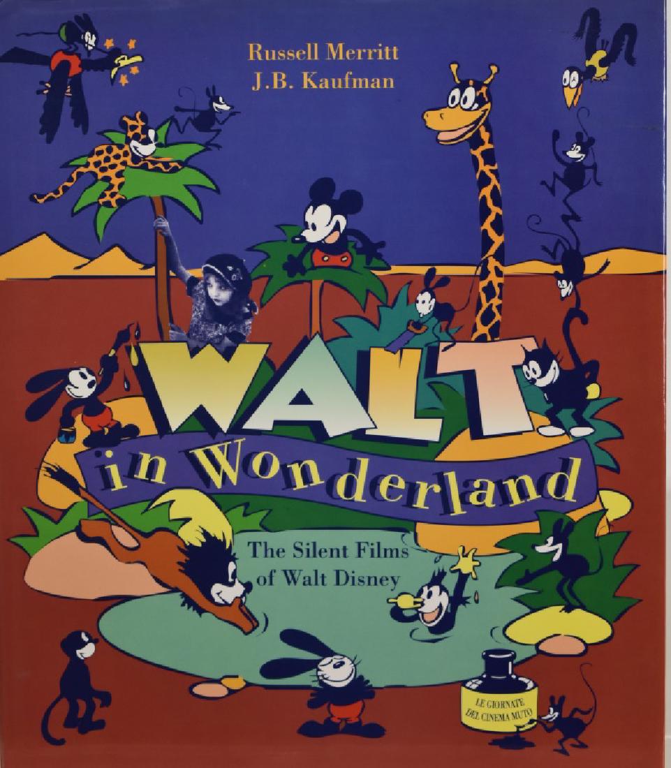 Virginal Davis Signed Book: "Walt in Wonderland: The Silent Films of Walt Disney" Copyright 1993. With inscription in side cover with additional signature on page 113. Virginia Davis was the original alias in his silent films.