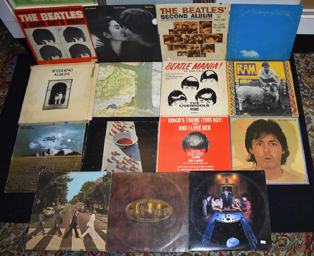 Twelve Beatles and Band Member Albums: Including Love Songs, McCarthy, John and Yuko Wedding album, McCarthy II , McCarthy Ram.