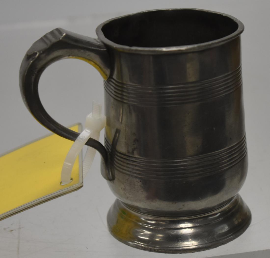 19thC English Tankard, marked (1 of 4)