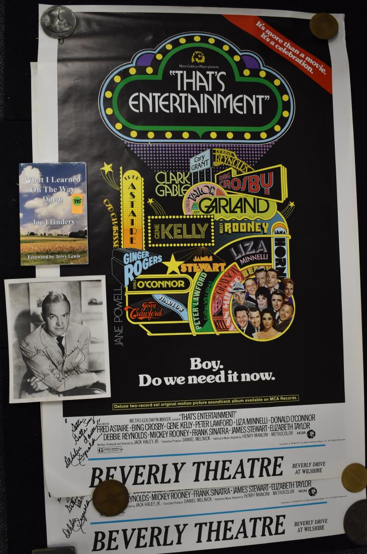 Jerry Lewis, Bob Hope & Deb. Reynolds Autographs (1 of 4)