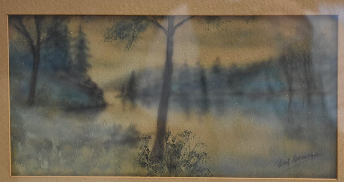 Signed Watercolor Landscape Ernst Zimmerman Jul 13, 2019 Keystone
