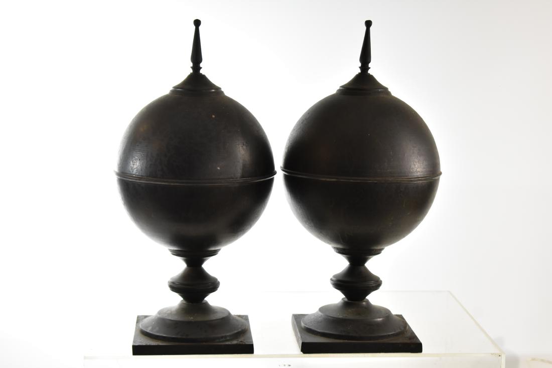 Pair of Ball Finials Wyndham Hills, Pa (1 of 3)