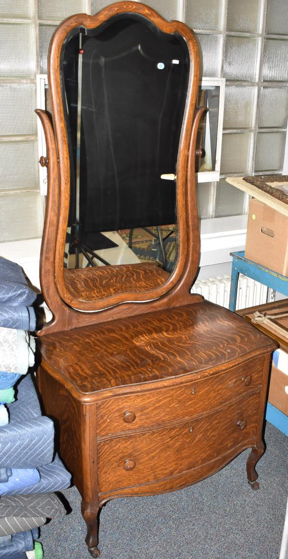 Victorian Oak Princess Dresser (1 of 2)