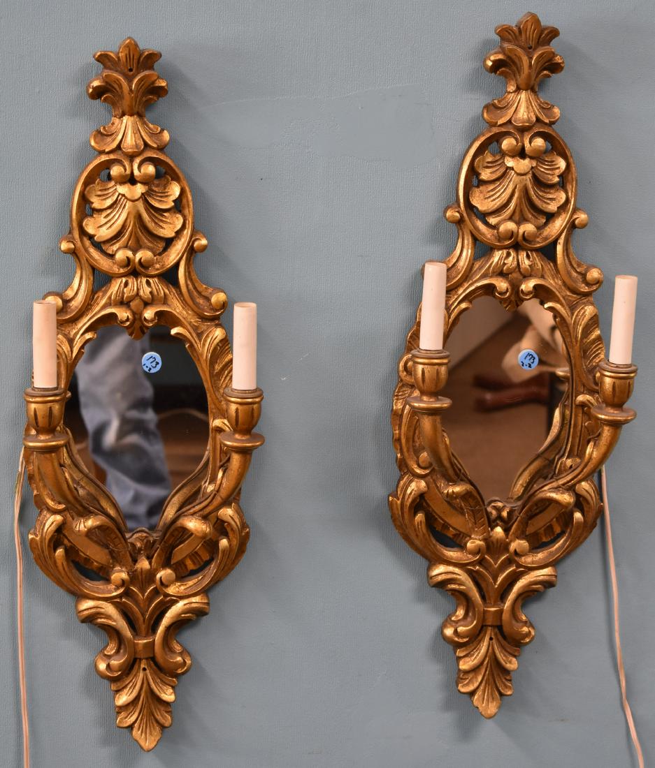 Pair of California Art Style Wall Sconces (1 of 2)