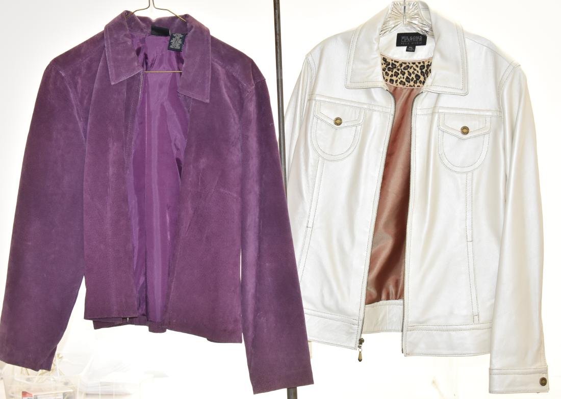 Lady's Leather Jacket and a Suede Jacket (1 of 5)