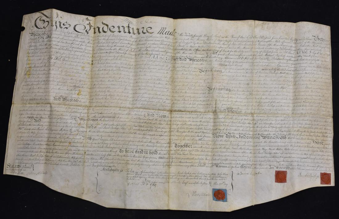 Bucks County, Pa Indenture - 1789 (1 of 10)