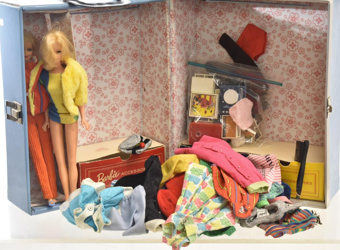 Barbies with Case and Clothes (1 of 2)
