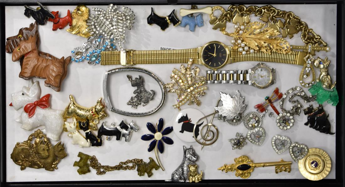 Scottie Dog Pin and other Jewelry (1 of 3)