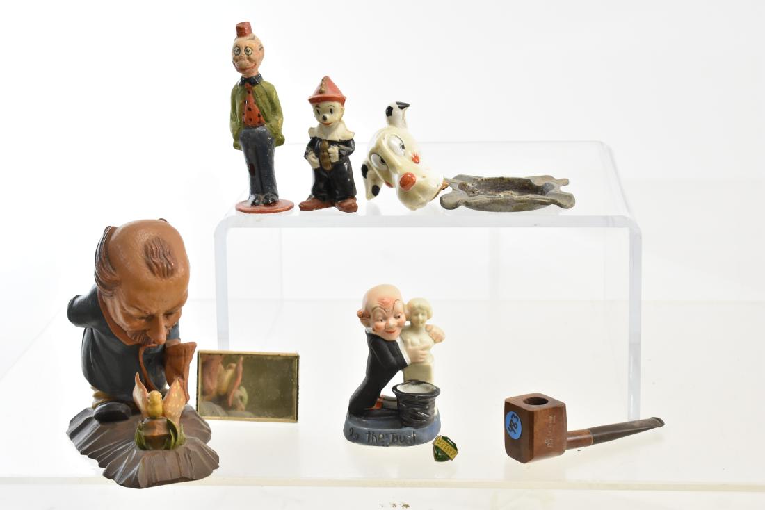 Early Cartoon Dresser Top & Figure Grouping (1 of 4)