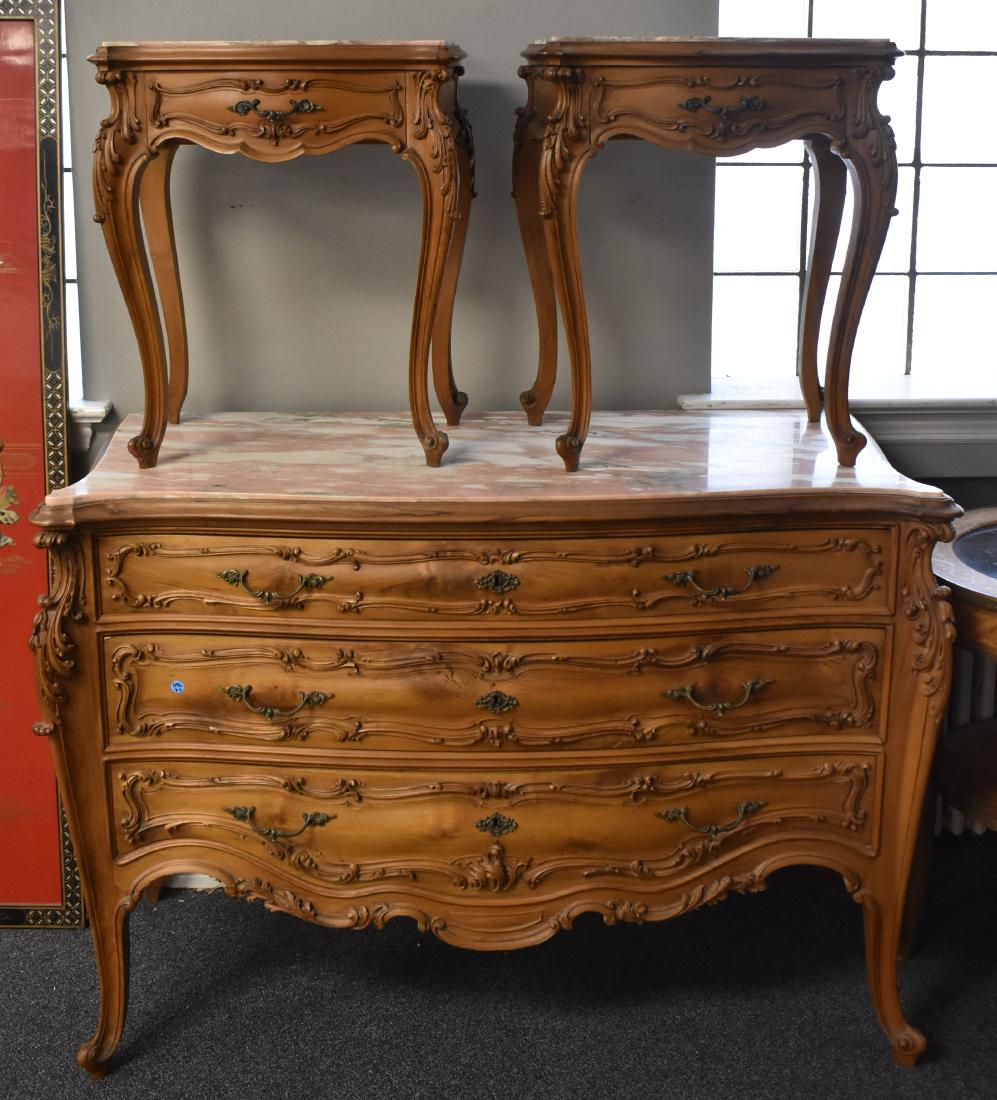 "Rocca Vittorio" Marble Top Chest & End Stands (1 of 7)