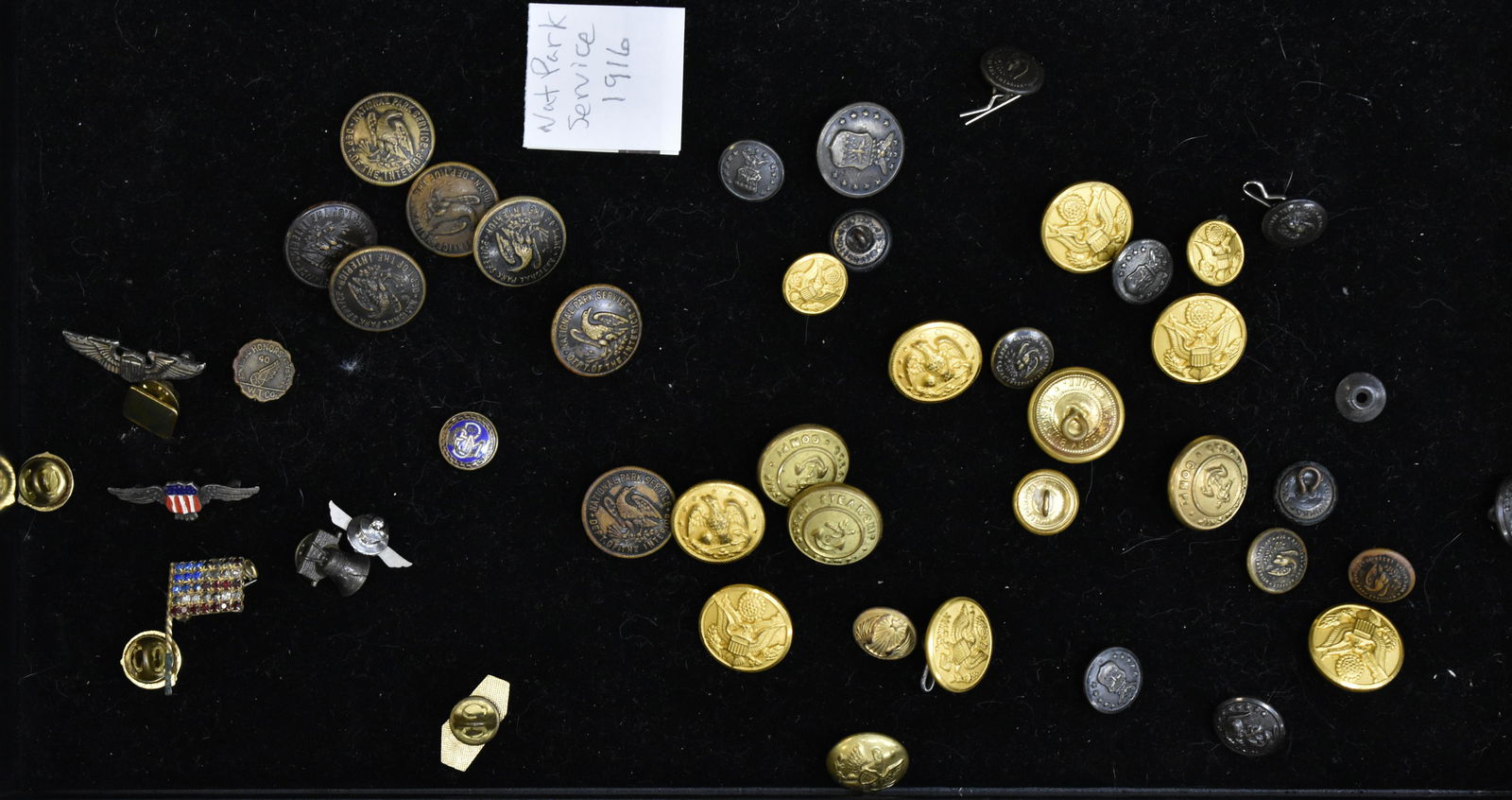 National Park Service Buttons Dated 1916 & more (1 of 1)