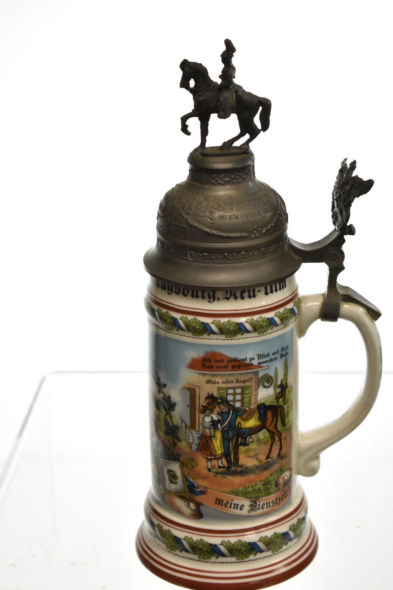 German Military Stein with Lithopane (1 of 3)