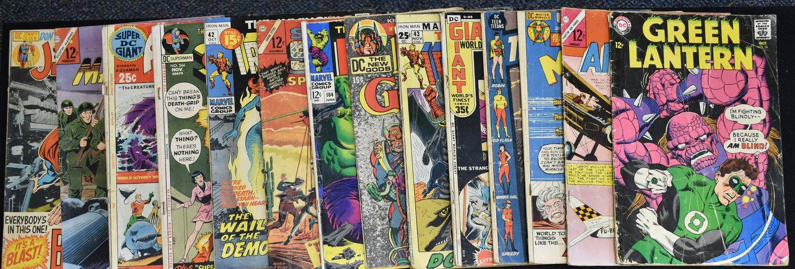 Twelve Super Hero Comics 12 Cent to 25 Cent (1 of 1)