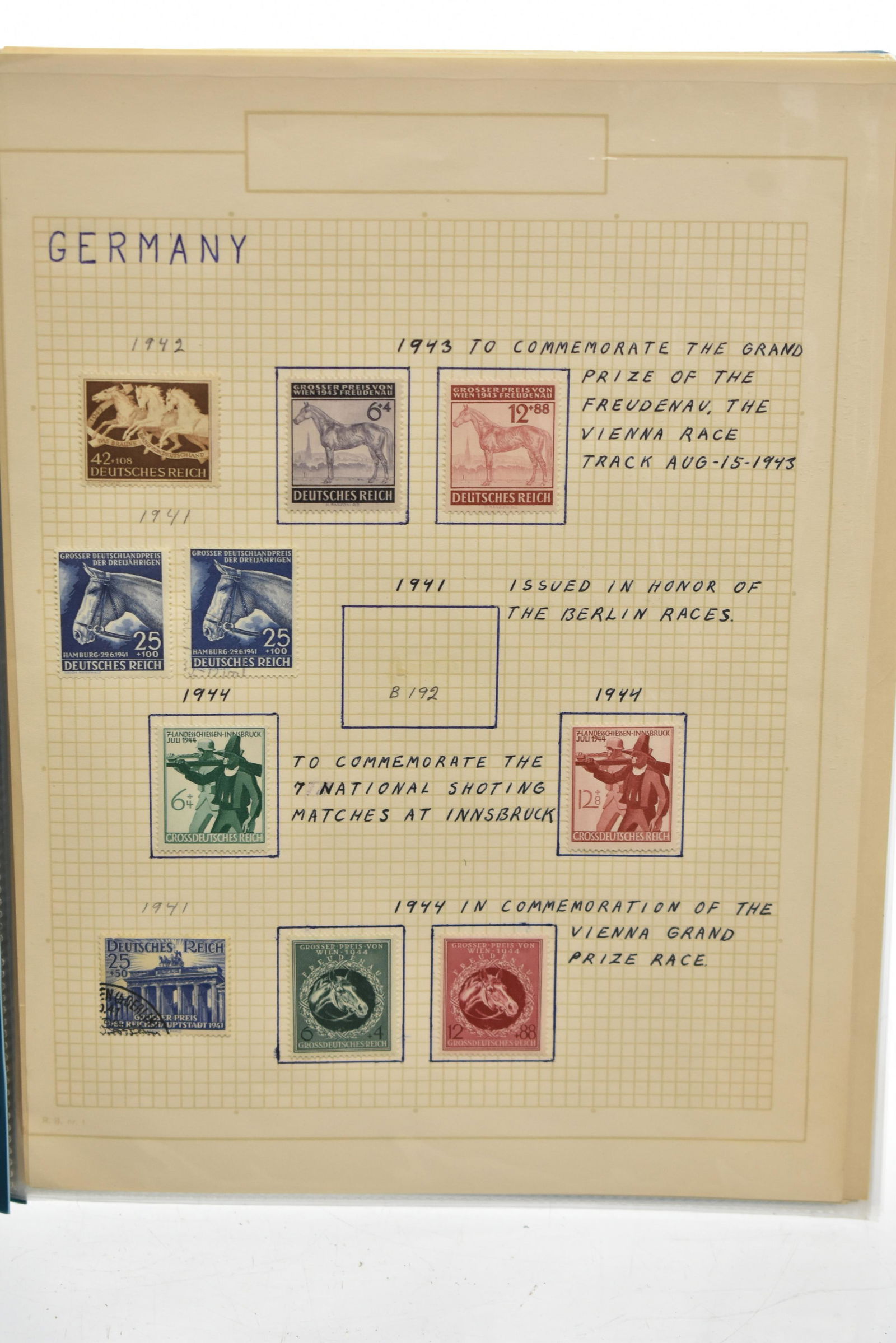 WWII German Stamp Collection (1 of 4)