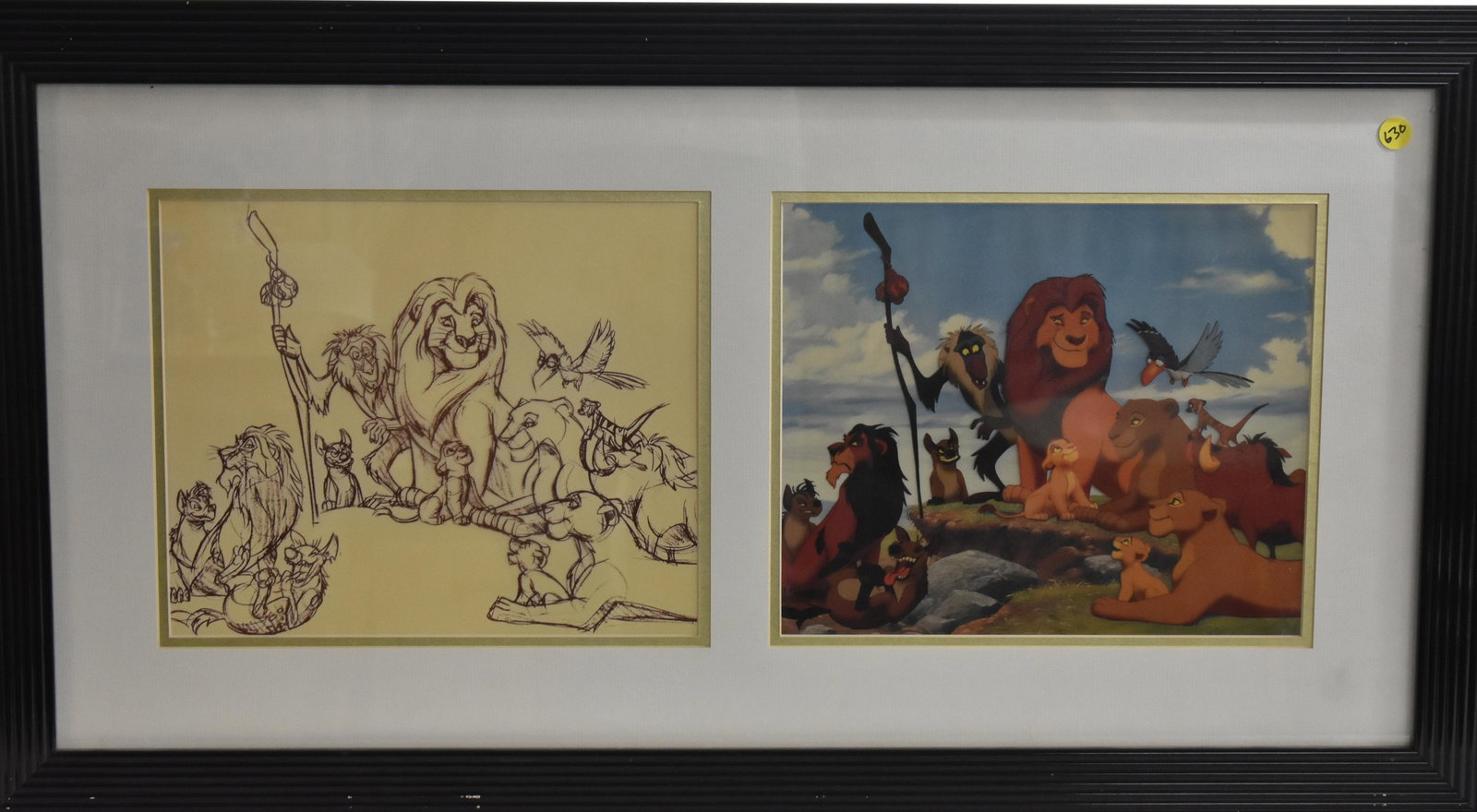 Disney's Lion King Original Hand Painted Cel (1 of 4)