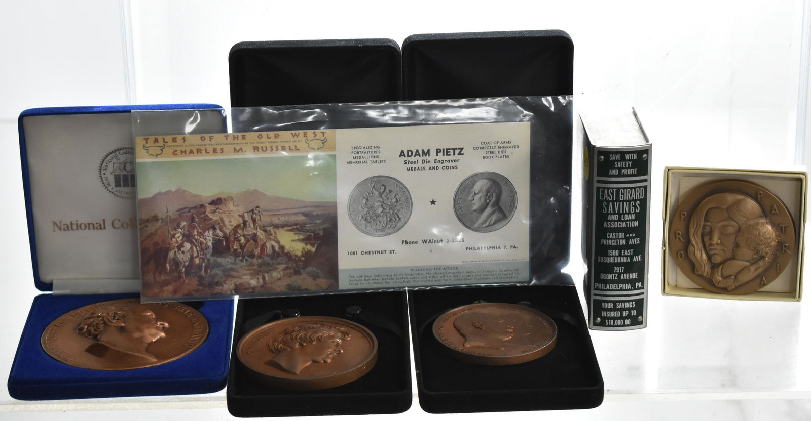 Four Large Medallions and Coin Safe (1 of 3)