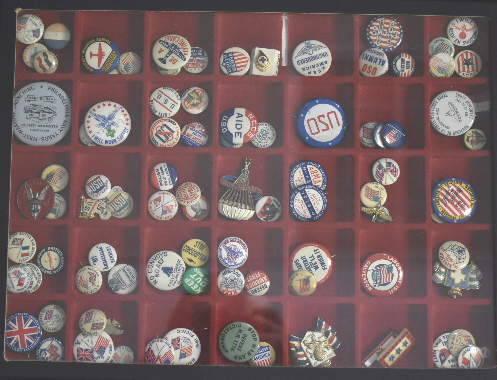 WWII Pinback Collection (1 of 1)