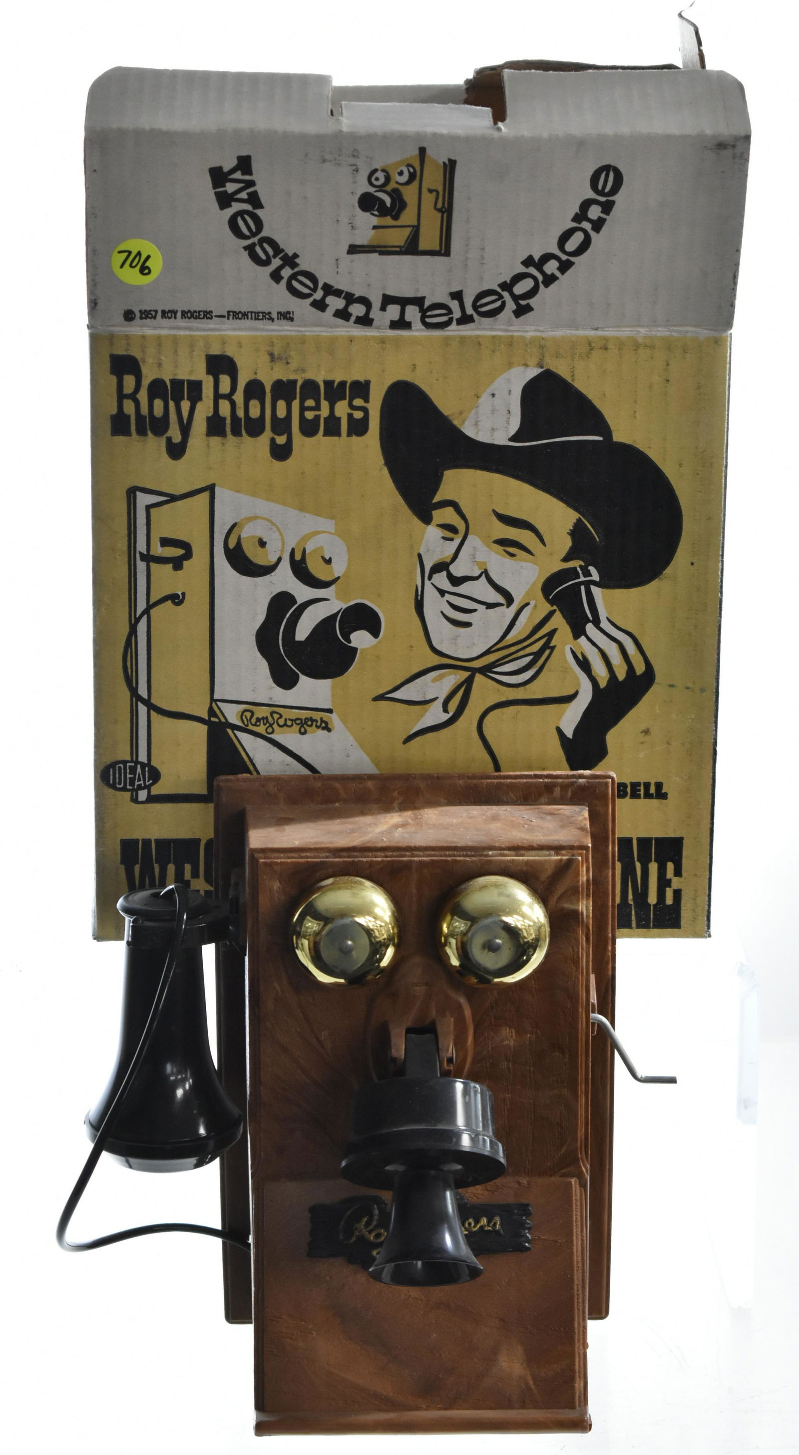Roy Rogers Western Telephone in OB (1 of 3)