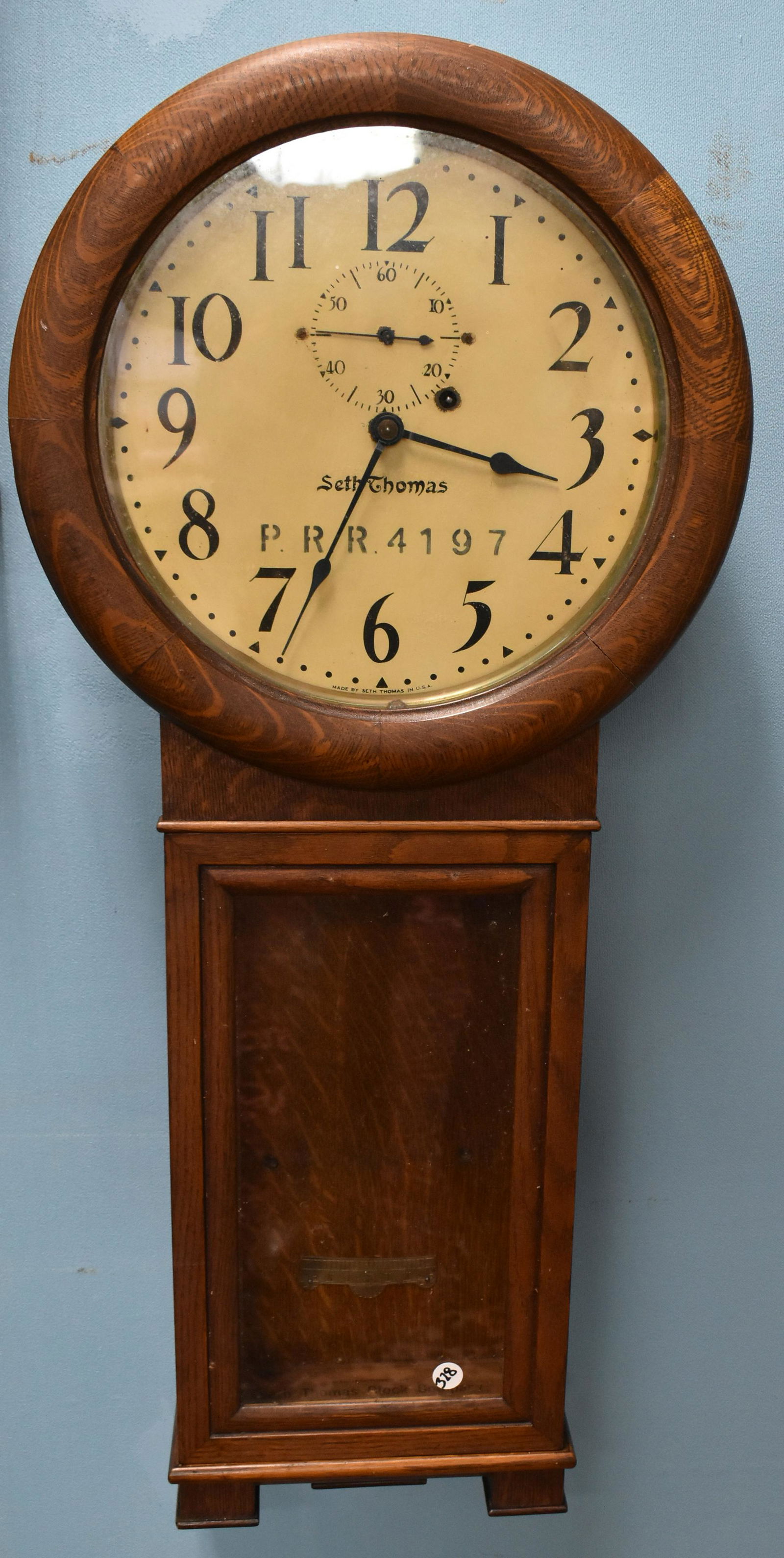 PA Railroad 2 Regulator Clock Sep 14, 2019 Keystone Auction LLC in PA