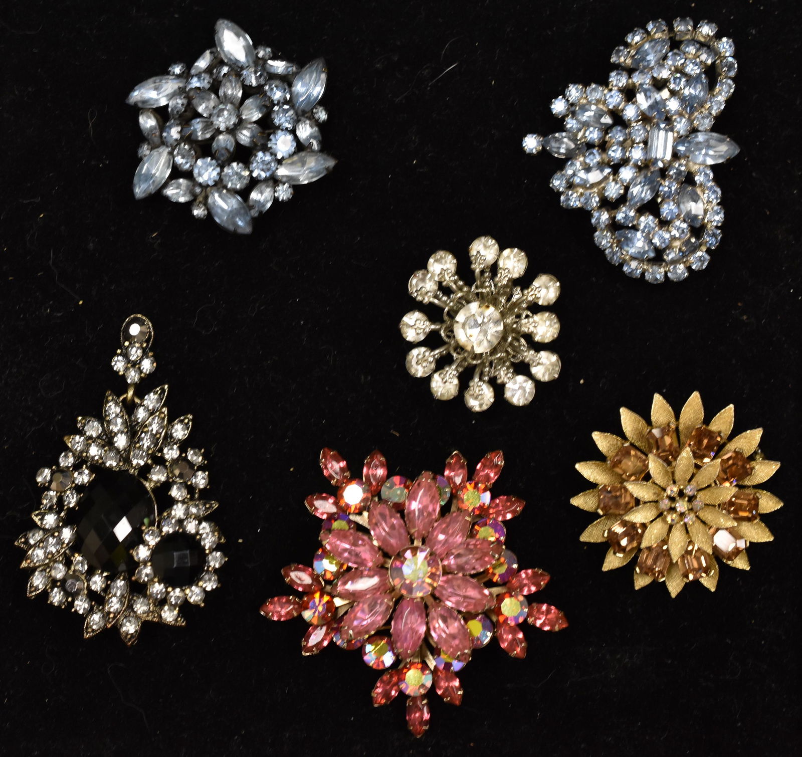 large vintage brooches and pins
